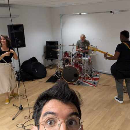 Le studio en mode répèt'