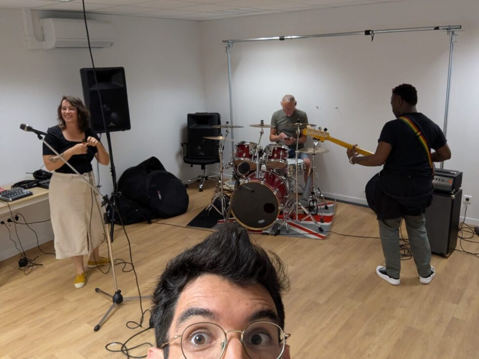 Le studio en mode répèt'